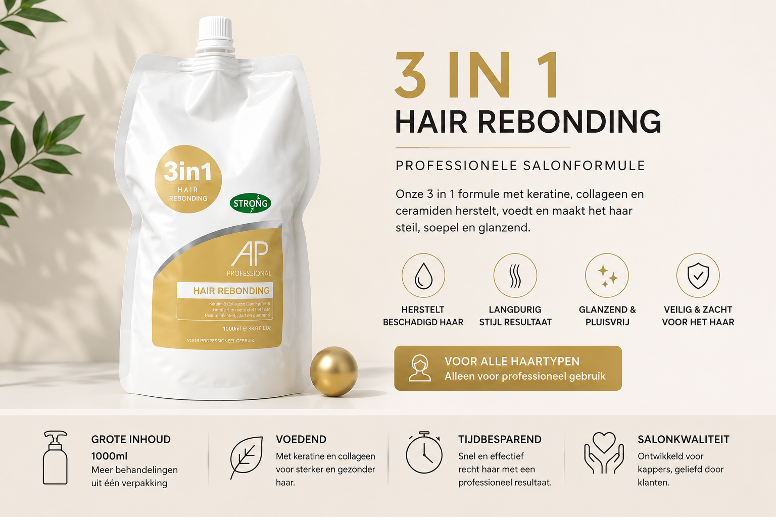3-in-1 Keratine 1000ml